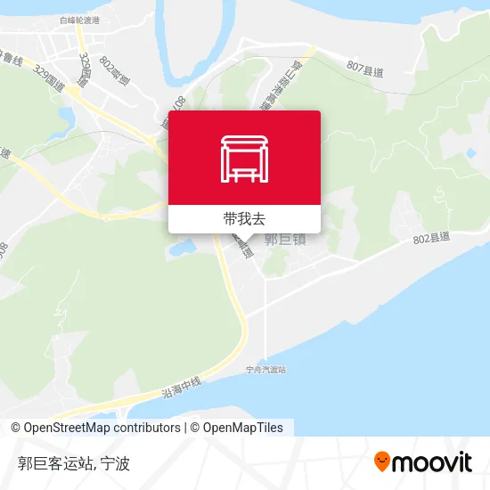 郭巨客运站地图