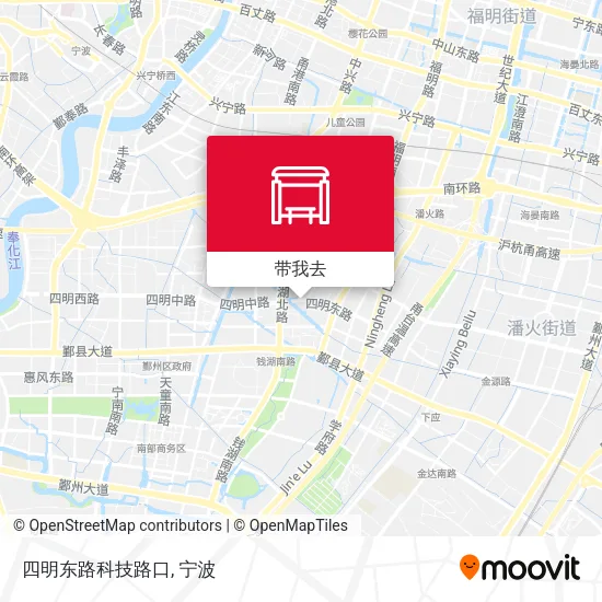 四明东路科技路口地图