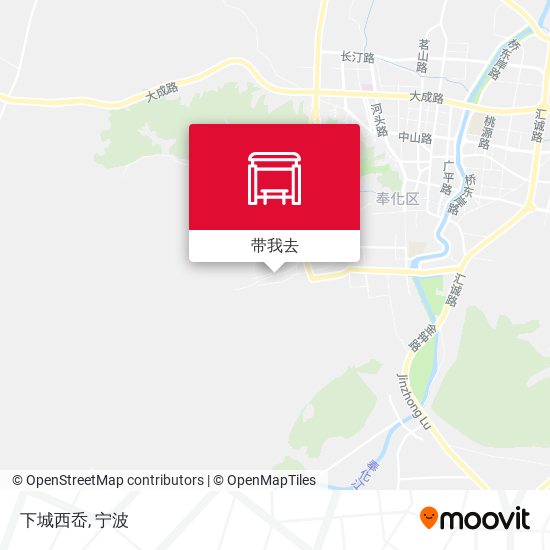 下城西岙地图