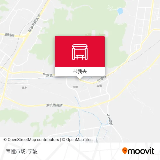 宝幢市场地图