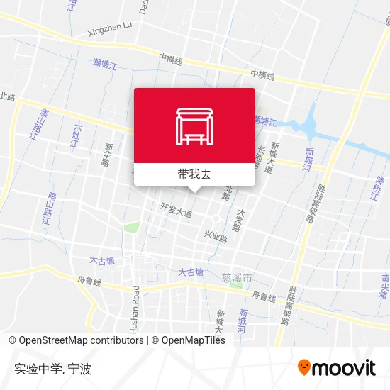 实验中学地图
