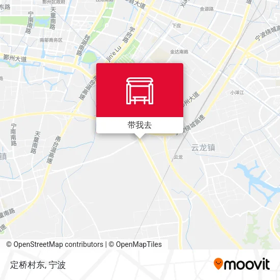 定桥村东地图