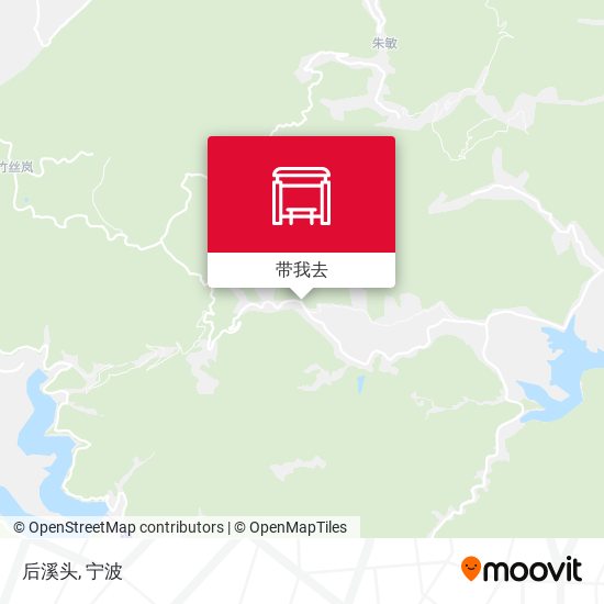 后溪头地图