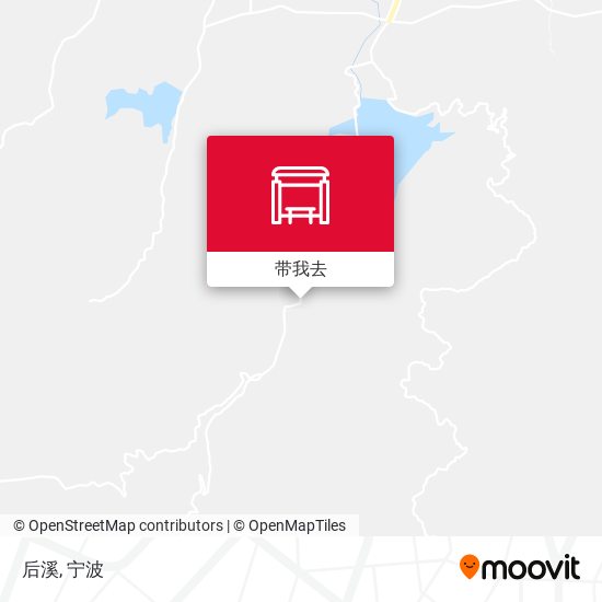 后溪地图