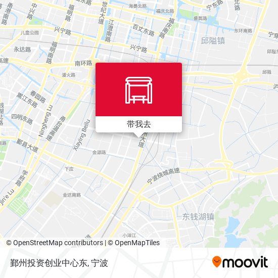 鄞州投资创业中心东地图