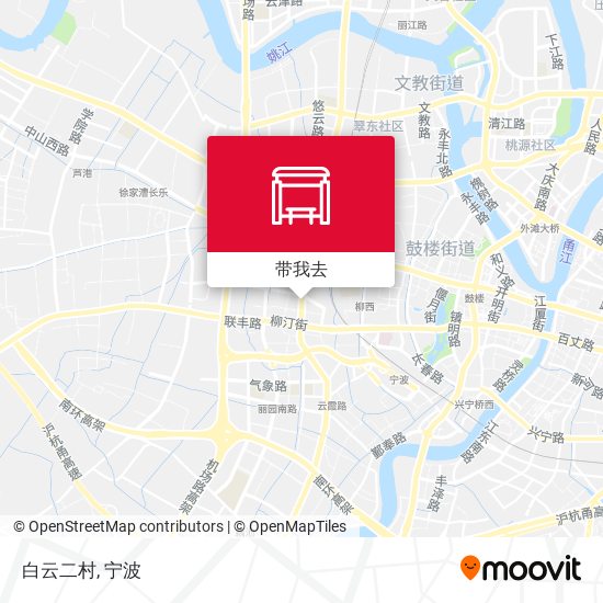 白云二村地图