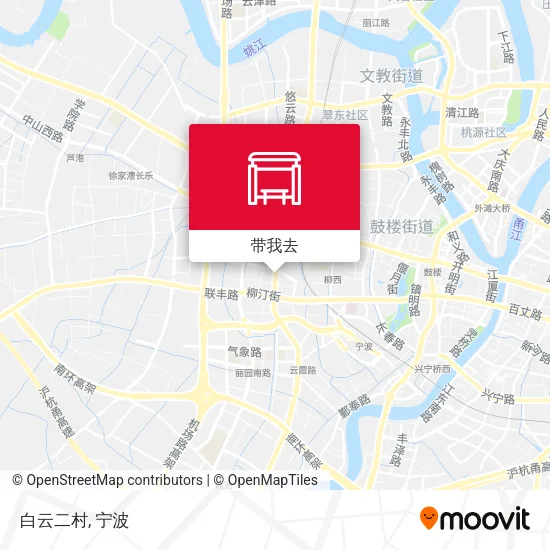 白云二村地图