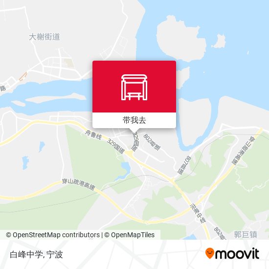 白峰中学地图