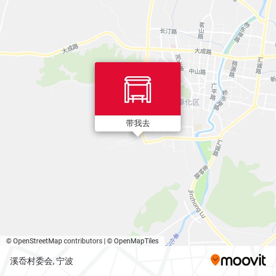 溪岙村委会地图