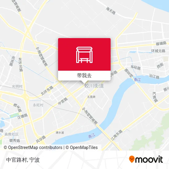 中官路村地图