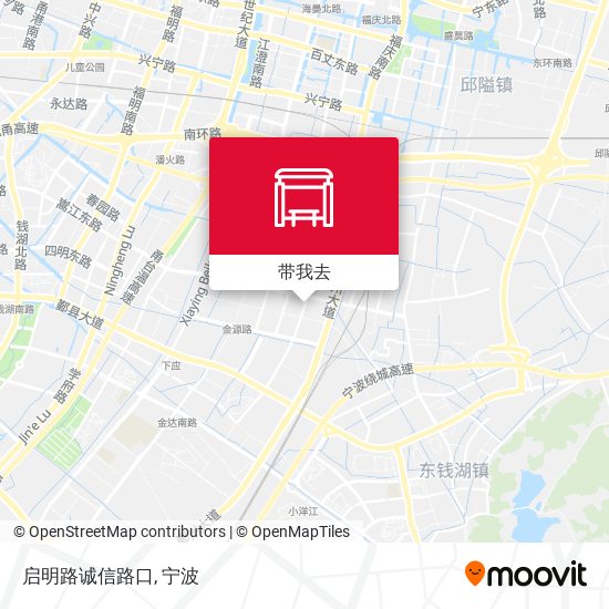启明路诚信路口地图