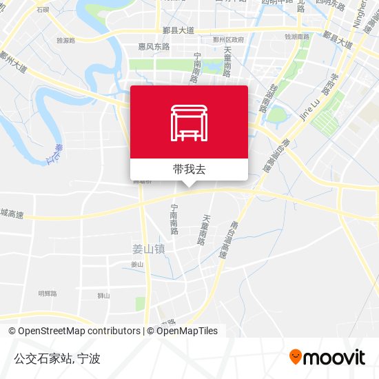 公交石家站地图