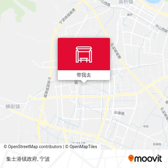 集士港镇政府地图