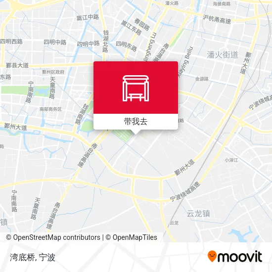 湾底桥地图