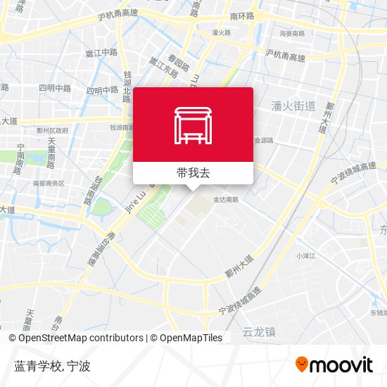 蓝青学校地图