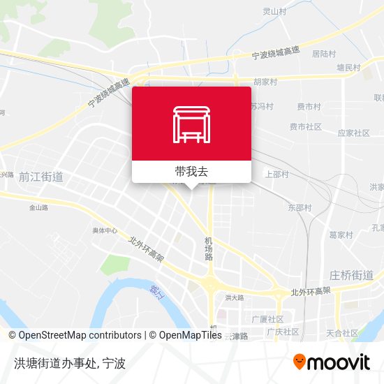 洪塘街道办事处地图