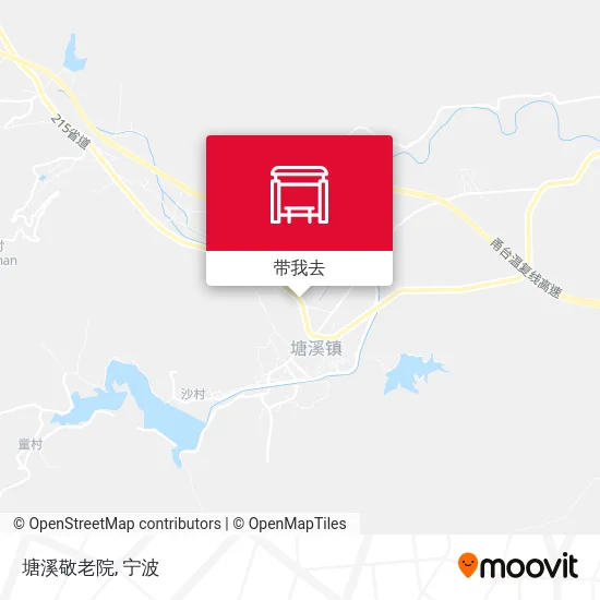 塘溪敬老院地图