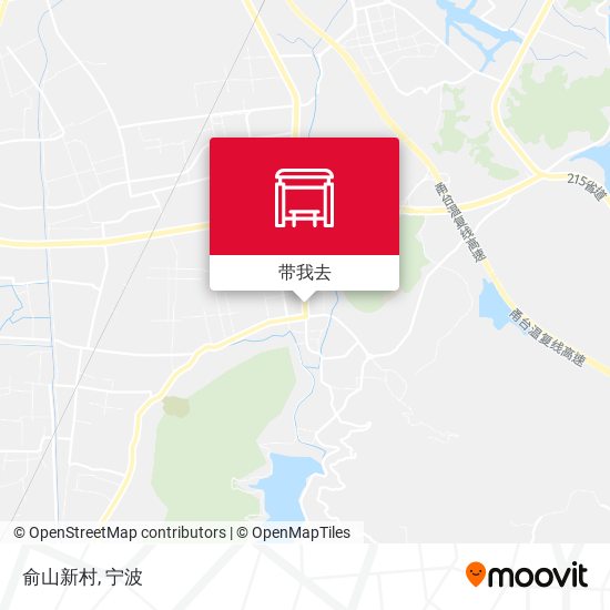 俞山新村地图