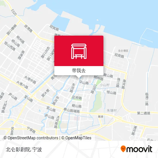北仑影剧院地图