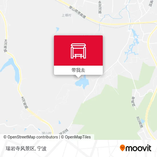 瑞岩寺风景区地图