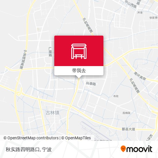 秋实路四明路口地图