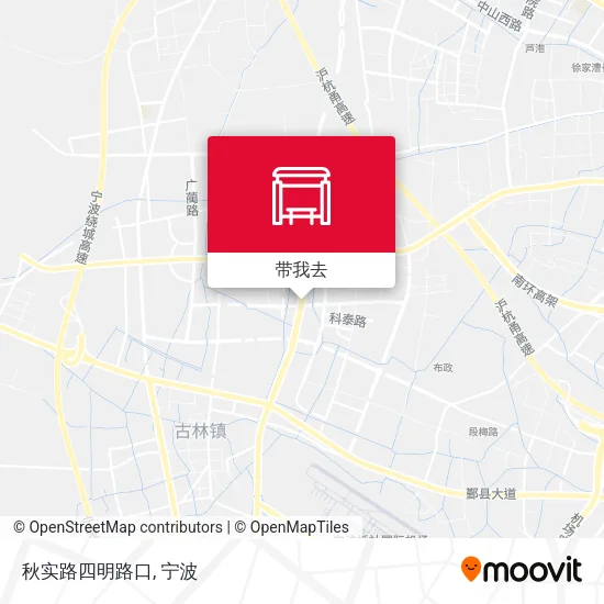 秋实路四明路口地图