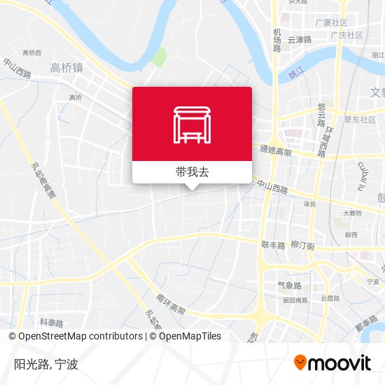 阳光路地图