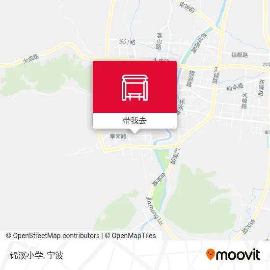 锦溪小学地图