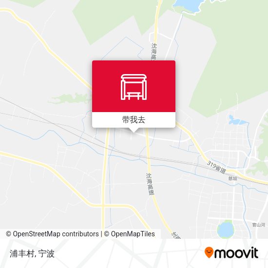 浦丰村地图