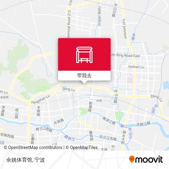 余姚体育馆地图