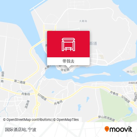 国际酒店站地图