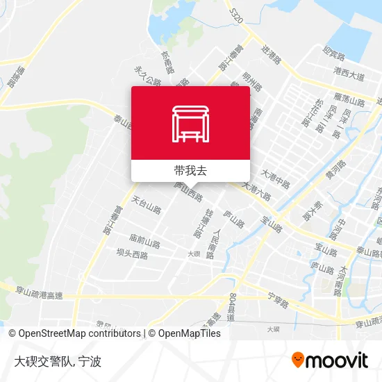 大碶交警队地图