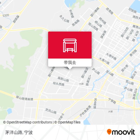 茅洋山路地图