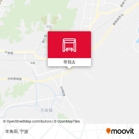 羊角田地图