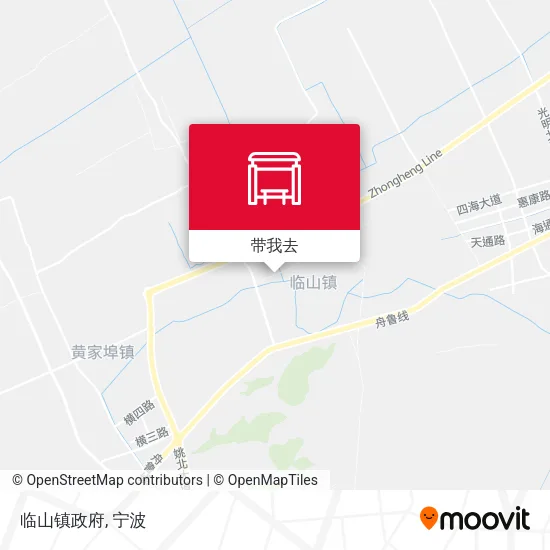 临山镇政府地图
