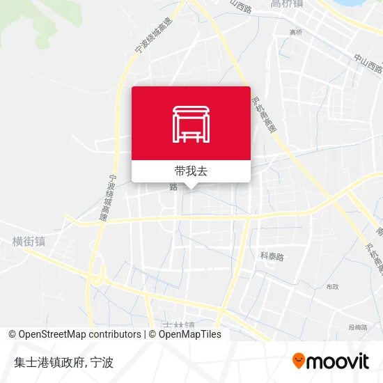 集士港镇政府地图