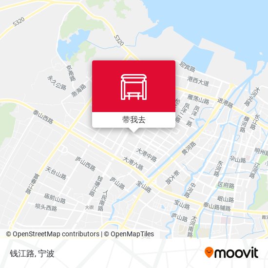 钱江路地图