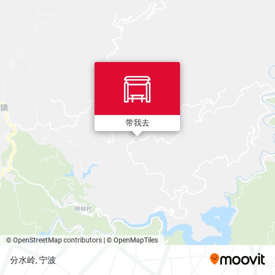 分水岭地图
