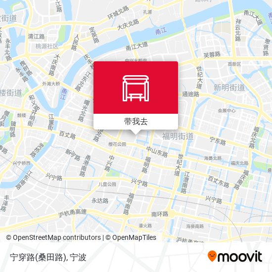 宁穿路(桑田路)地图