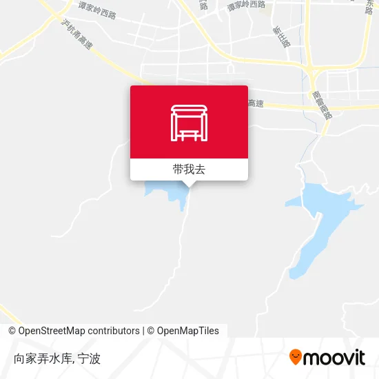 向家弄水库地图