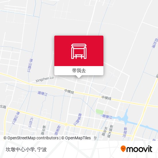 坎墩中心小学地图