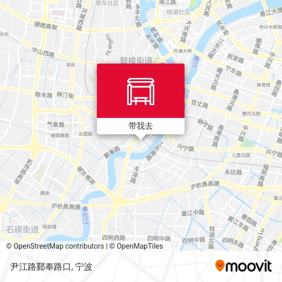 尹江路鄞奉路口地图
