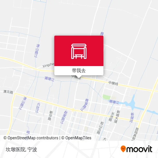 坎墩医院地图