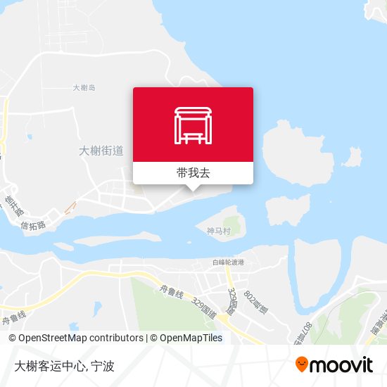 大榭客运中心地图