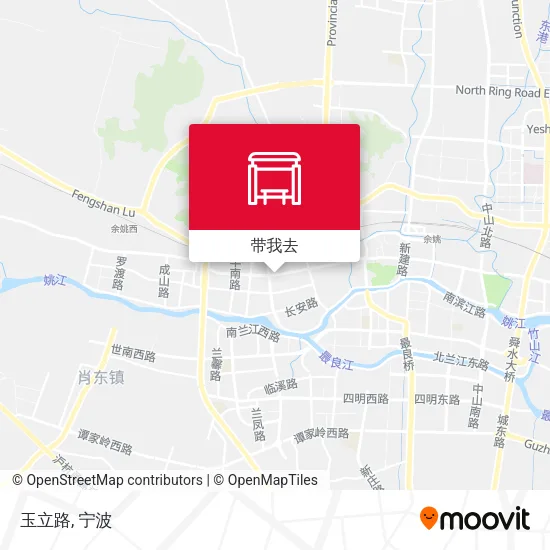 玉立路地图