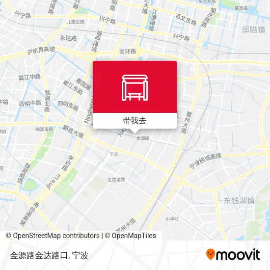 金源路金达路口地图