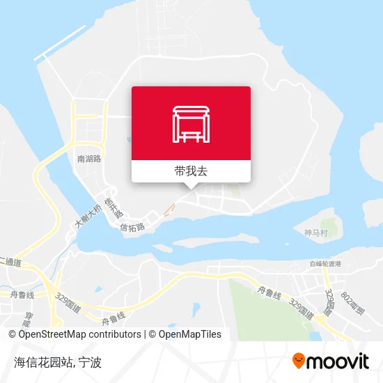 海信花园站地图