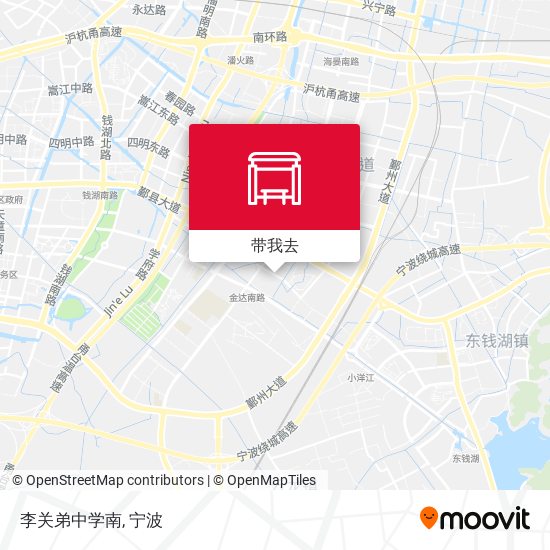 李关弟中学南地图