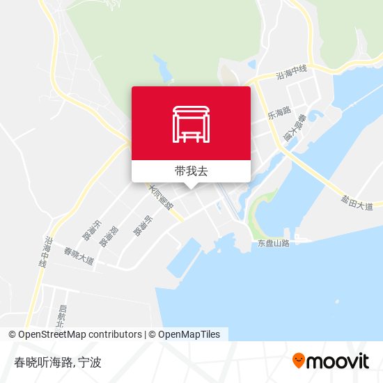 春晓听海路地图