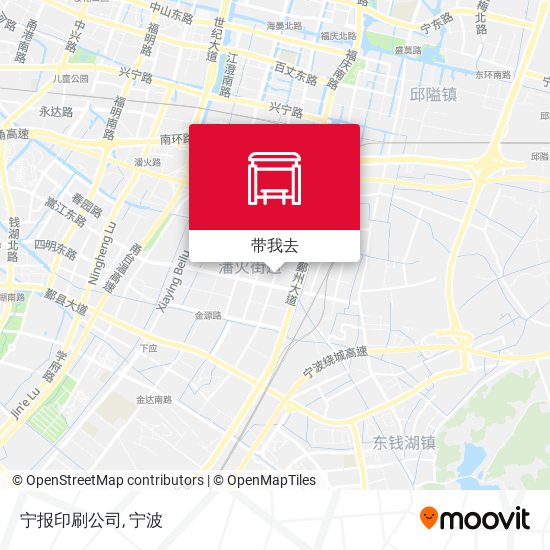 宁报印刷公司地图